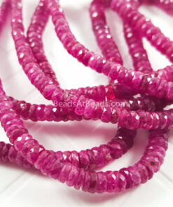 Buy Precious Tyre Shape Ruby Beads Gemstone for Jewelry Making