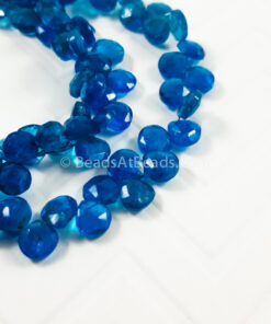 Neon Apatite Pear BeadsNatural Neon Apatite Smooth Pear BriolettesNeon Apatite Gemstone BriolettesApatite Beads5-7 MM8 InchesSI-1852